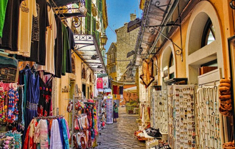 Shopping Corfu